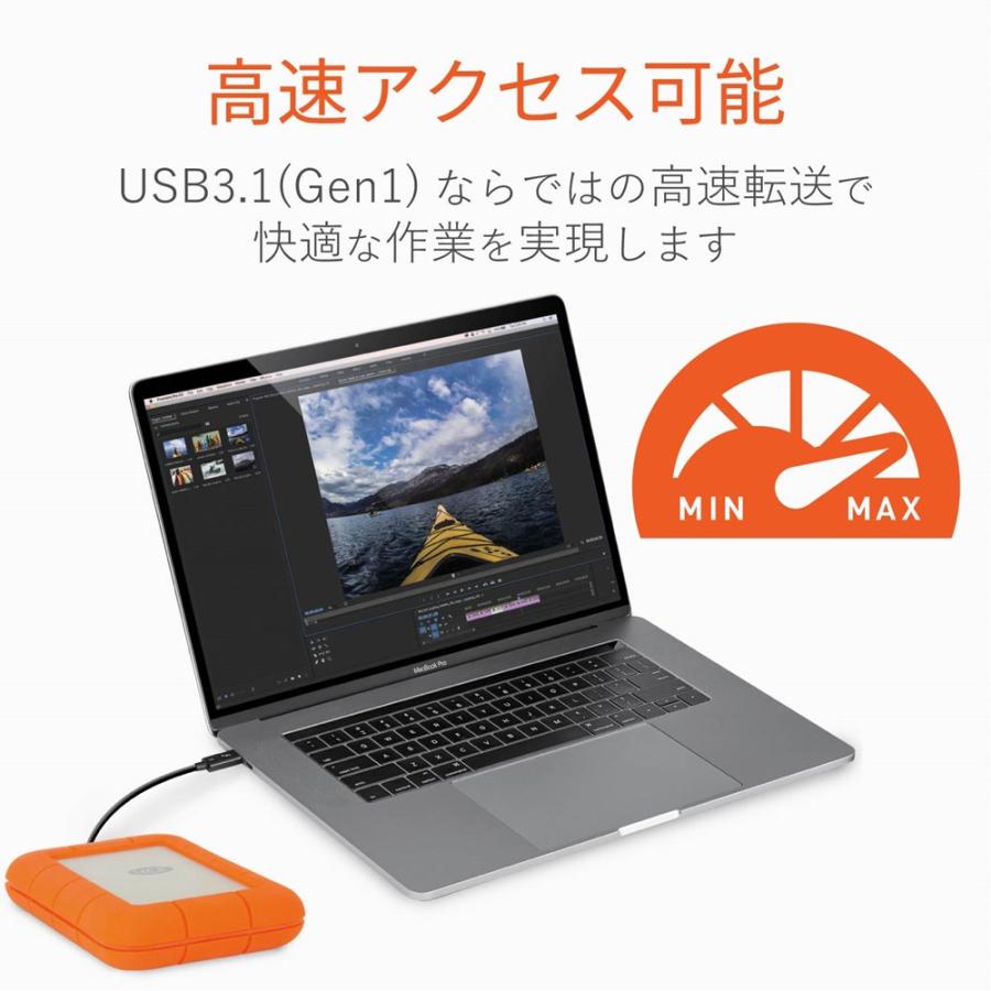 エレコム ELECOM Rugged USB-C/5TB STFR5000800｜ymobileselection｜06