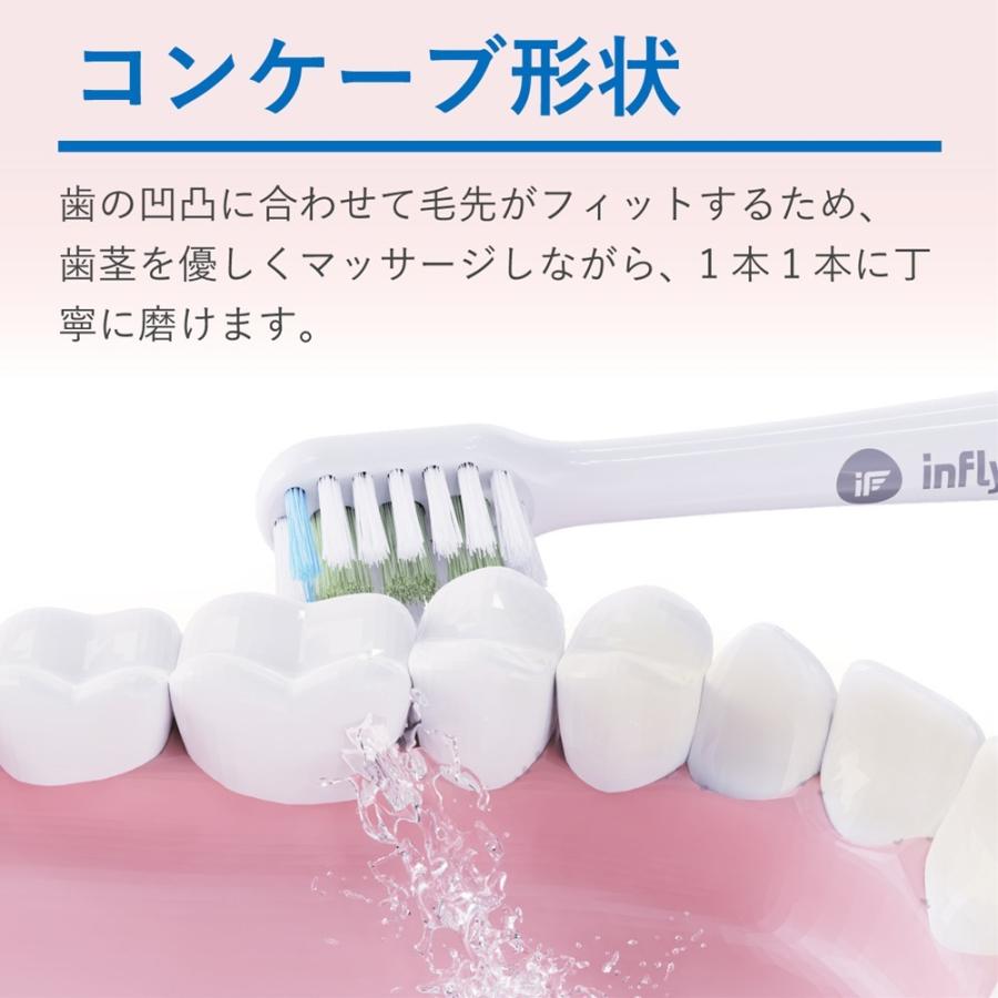 QCY infly-PT02WH 交換ブラシヘッド 替えブラシ3本セット｜ymobileselection｜04