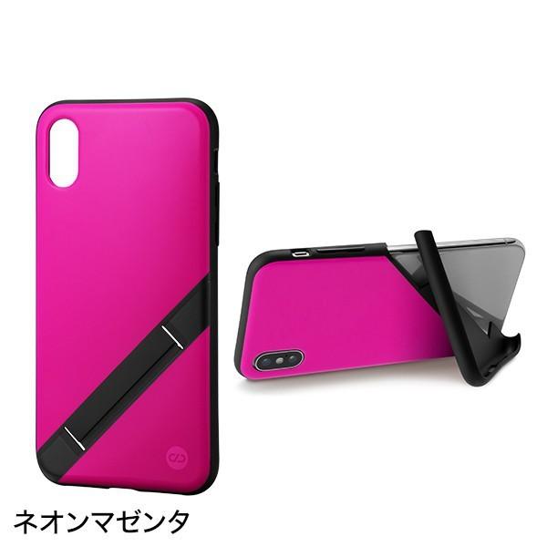 campino カンピーノ iphoneケース  OLE stand Basic for iPhone XR ブラック ネコポス便配送｜ymobileselection｜11