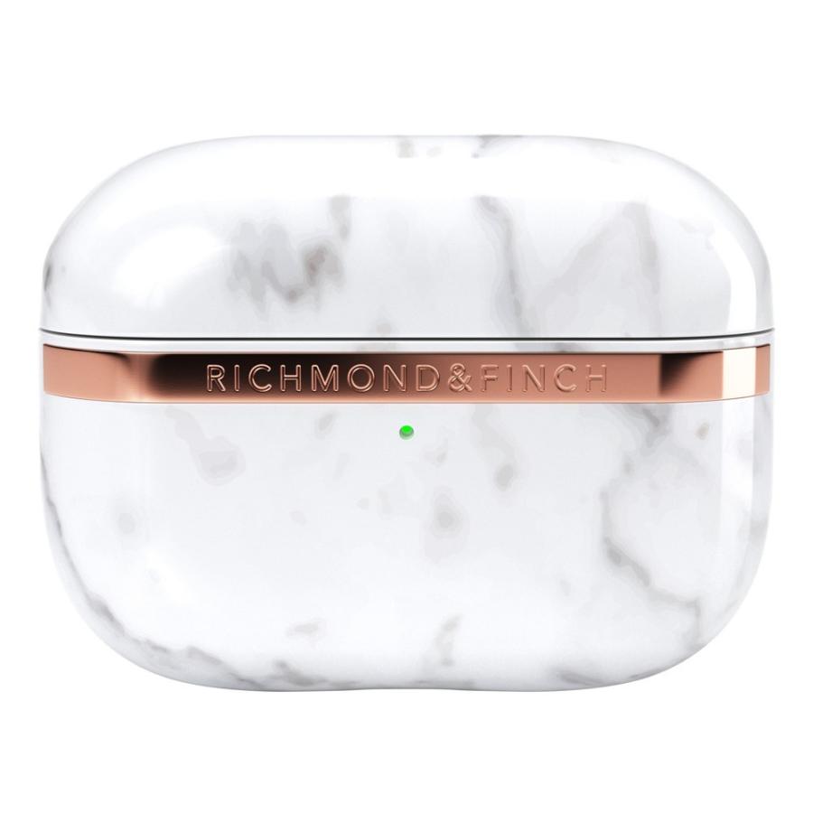 Richmond&Finch リッチモンドアンドフィンチ AirPods pro エアーポッズ プロ ケース ハード ケース ホワイト マーブル 2021 White Marble Case｜ymobileselection