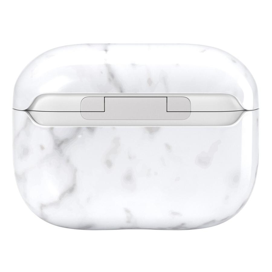 Richmond&Finch リッチモンドアンドフィンチ AirPods pro エアーポッズ プロ ケース ハード ケース ホワイト マーブル 2021 White Marble Case｜ymobileselection｜06