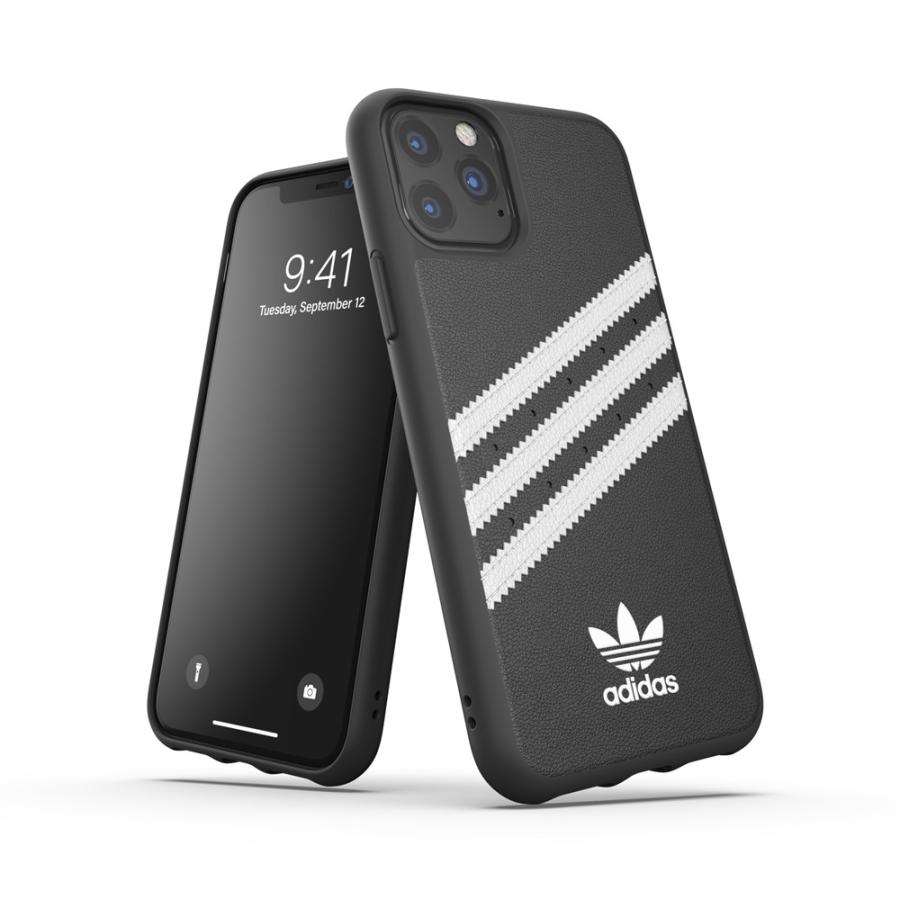 【アウトレット】 adidas アディダス  iPhone 11 Pro OR Moulded Case SAMBA FW19 black/white｜ymobileselection｜05