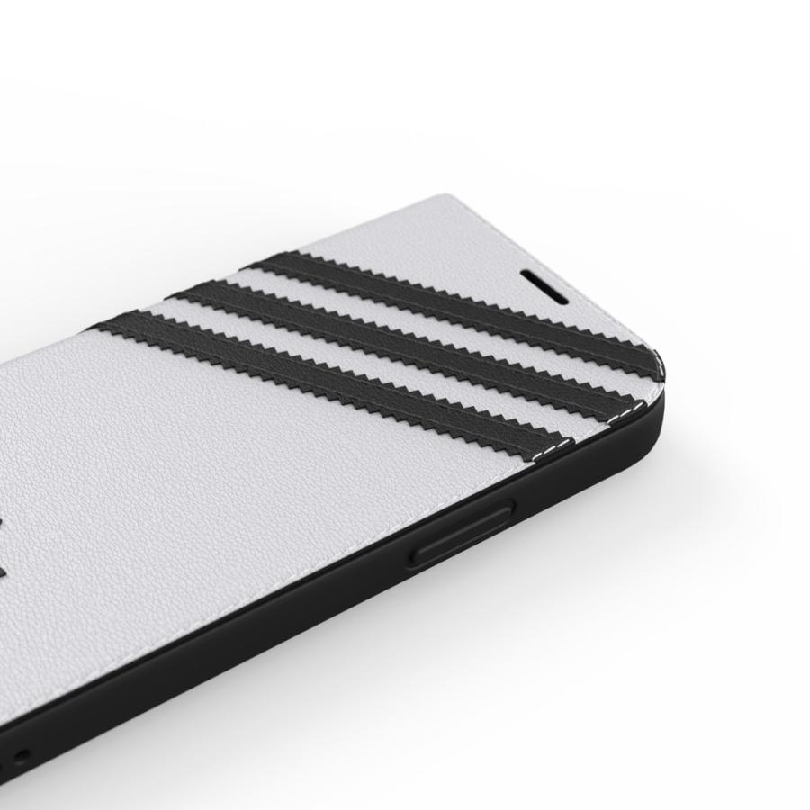 【アウトレット】 adidas アディダス  iPhone 12 mini OR Booklet Case SAMBA FW20 white/black｜ymobileselection｜08