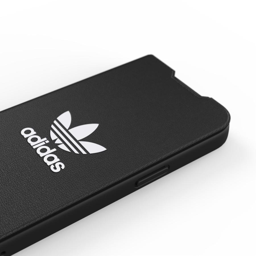 【アウトレット】adidas アディダス iPhone 13 OR Booklet Case BASIC FW21 black/white｜ymobileselection｜08