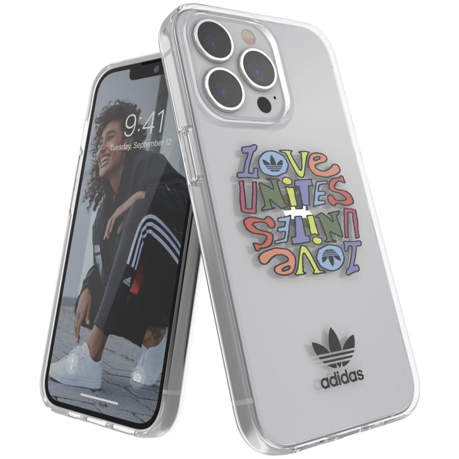 【アウトレット】adidas アディダス iPhone 13 Pro OR Snap case Pride AOP FW21 colourful｜ymobileselection｜04