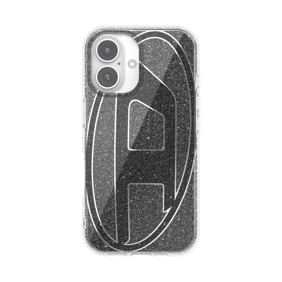 iPhone 16 Diesel Oval D Glitter Case FW24 : ソフトバンク iPhone 16 Diesel Oval D Glitter Case FW24 : ソフトバンク