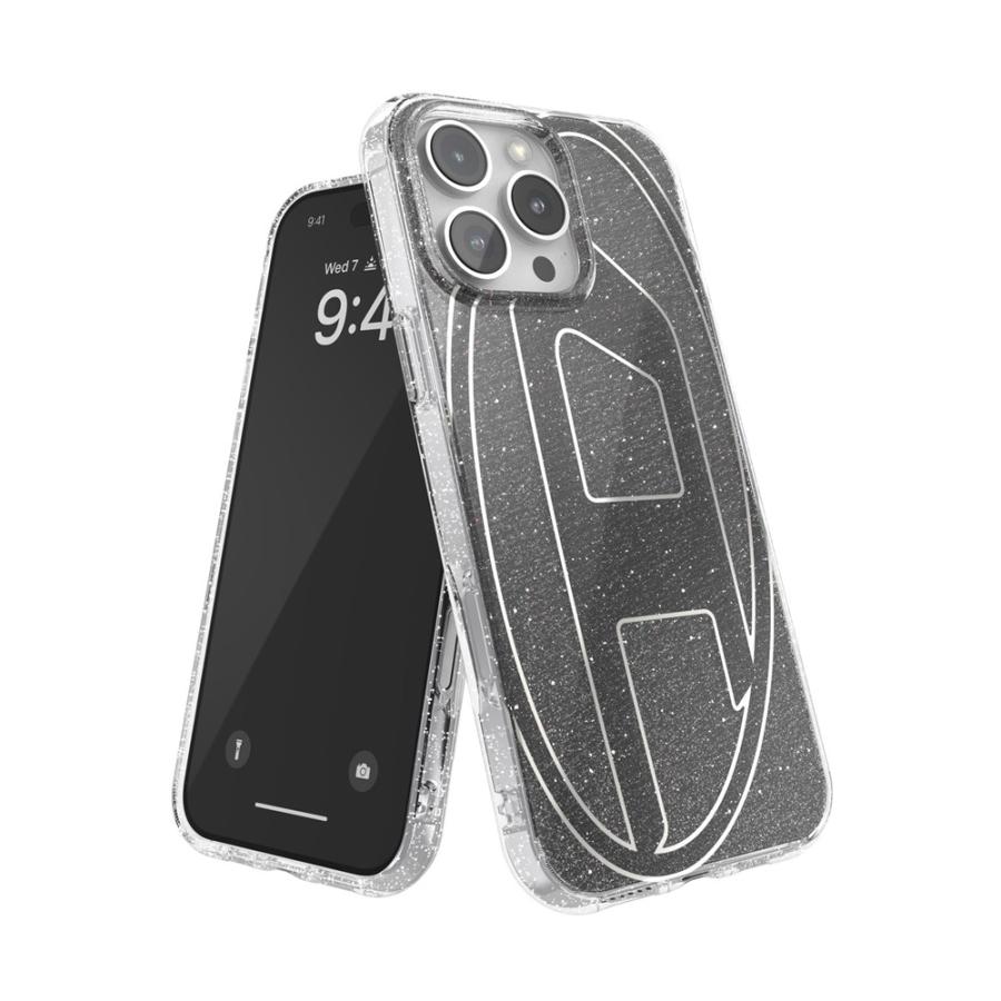 iPhone 16 Pro Max Diesel Oval D Glitter Case FW24 iPhone 16 Pro Max Diesel Oval D Glitter Case FW24
