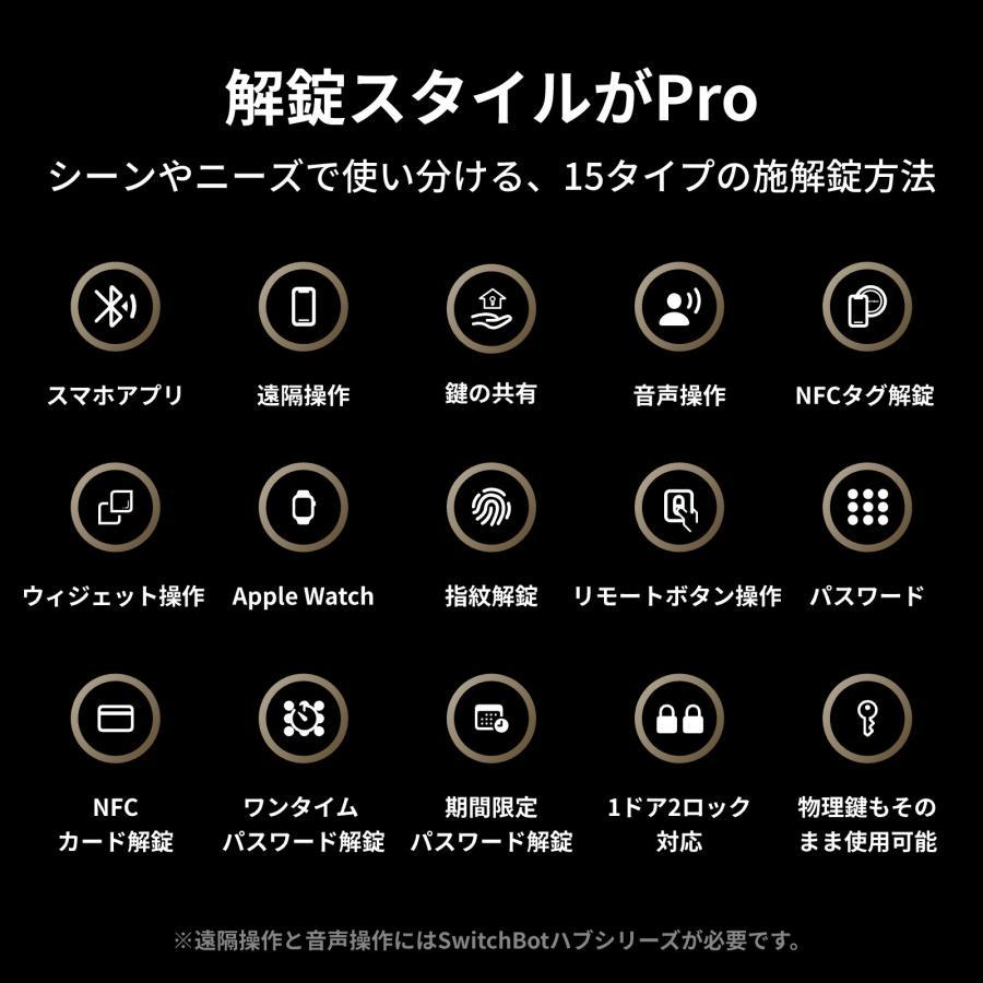 switchbot スマートロックPro 指紋認証パッド セット【セットで switchbot スマートロックPro 指紋認証パッド セット【セットで