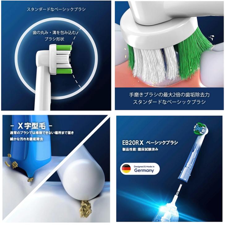 Braun Oral-B 純正 ブラウン オーラルB ベーシック ベーシックブラシ