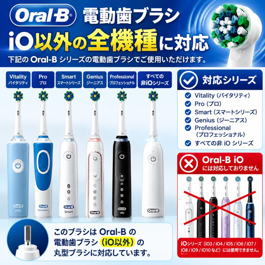 Braun Oral-B 純正 ブラウン オーラルB マルチアクションブラシ×8本