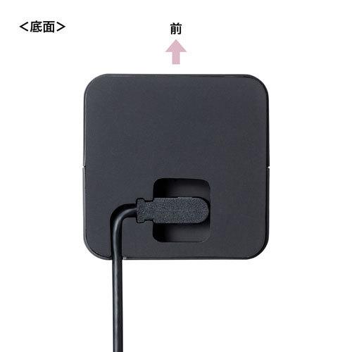 SANWA SUPPLY カメラ内蔵USBスピーカーフォン WEBカメラ ブラック Zoom