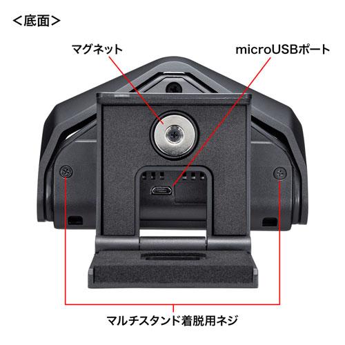 SANWA SUPPLY 会議用カメラ 2個のレンズを搭載した最大画角180度