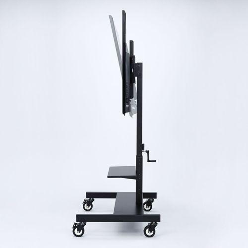 32型〜52型対応 手動上下昇降液晶ディスプレイスタンド プラズマディスプレイ設置に最適 CR-PL25BK サンワサプライ 送料無料  新品の画像