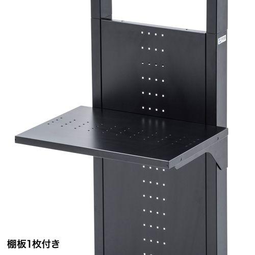 32〜65インチ対応 壁寄せ液晶ディスプレイスタンド 縦型設置も可能 CR-PL33BK サンワサプライ 送料無料  新品の画像