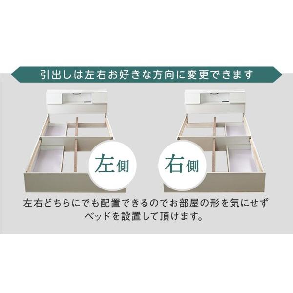ベッド フレーム ダブル 収納 USB コンセント付き ライト付き ベッド フレーム ダブル 収納 USB コンセント付き ライト付き