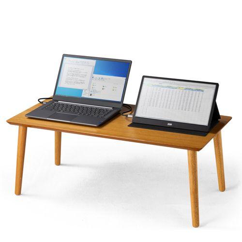 サンワサプライ モバイルディスプレイ DP-05 13.3インチ モバイルモニタ USB Type-Cケーブル1本で接続できる13.3インチモバイル