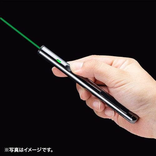 SANWA SUPPLY グリーンレーザーポインター 80時間連続照射可能な SANWA SUPPLY グリーンレーザーポインター 80時間連続照射可能な