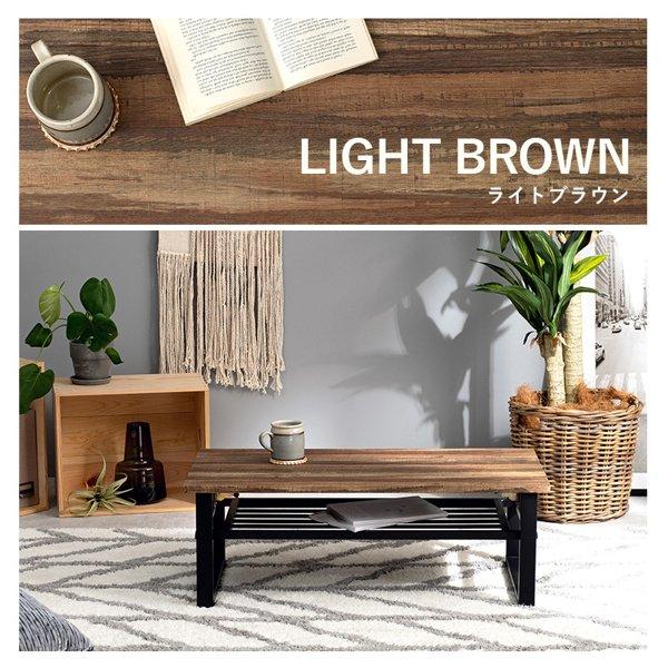 センターテーブル ローテーブル 折りたたみ 収納 幅90cm 棚 白 長方形