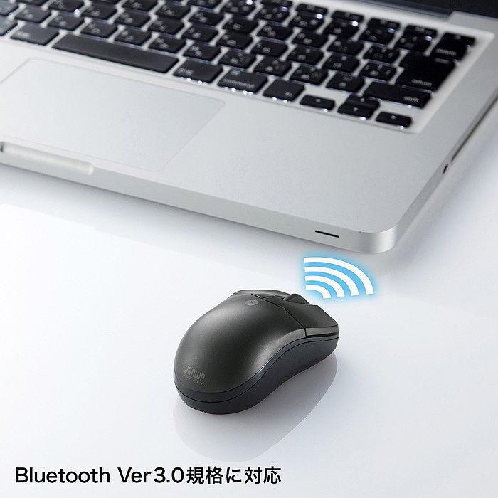 Bluetooth 3.0 ブルー LED マウス（ブラック） ワイヤレス サンワサプライ MA-BTBL27BK 新品 送料無料｜yms-reusestore｜05