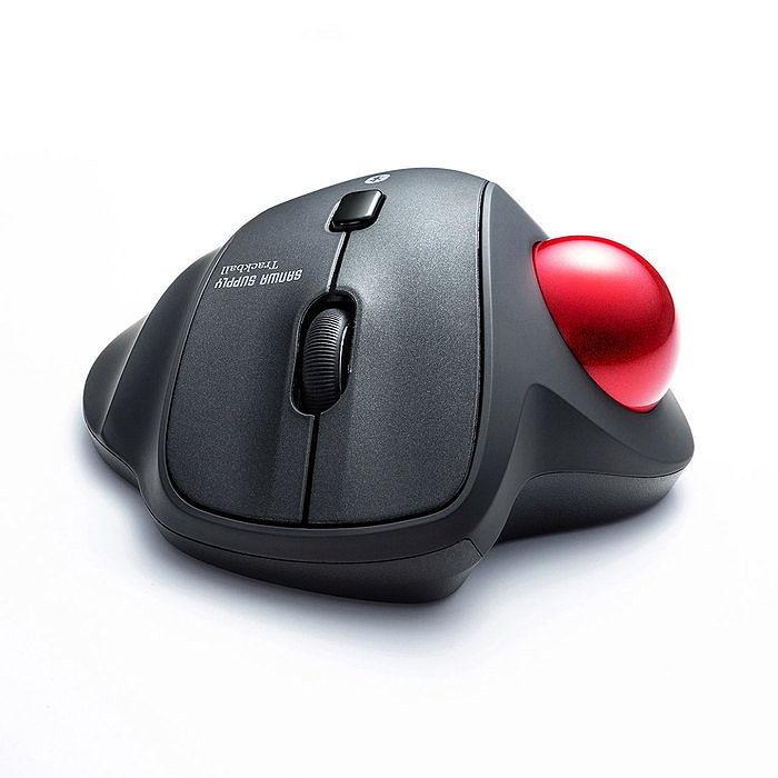 SANWA SUPPLY Bluetoothトラックボール マウス(ブラック) 静音 SANWA SUPPLY Bluetoothトラックボール マウス(ブラック) 静音