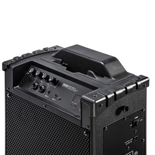 ワイヤレスマイク スピーカー 拡声器 大出力60W・AC電源/充電式、音楽再生 バッテリー内蔵 サンワサプライ MM-SPAMP10 メーカー保証新品 送料無料｜yms-reusestore｜15