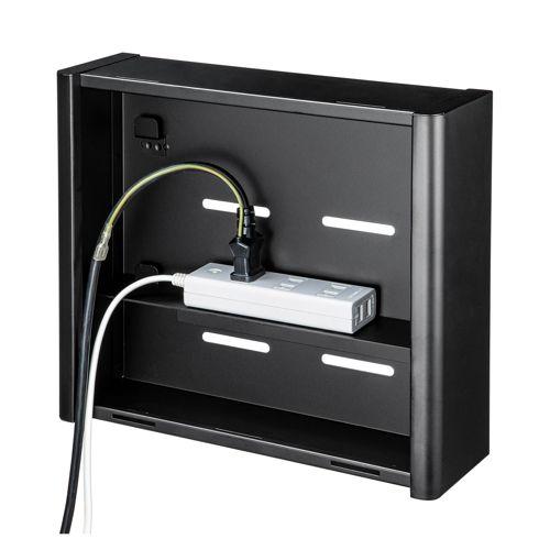 モニター裏収納 VESA取付け 鍵付きセキュリティボックス ハードディスクなどを裏に収納 ブラック MR-VESA10 サンワサプライ 送料無料 新品