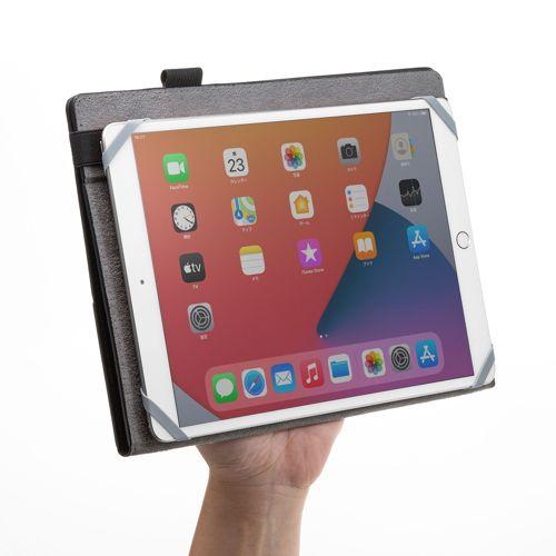 汎用タブレットケース 10インチ 薄型 シンプルでかさばらない PDA-TABUH10BK サンワサプライ 送料無料  新品 | SANWA SUPPLY | 01