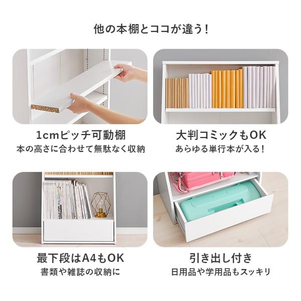 文庫本収納ラック　幅150cm 本棚　文庫本収納用　オープンラック　ホワイト 文庫本収納ラック 幅150cm 本棚 文庫本収納用 オープンラック
