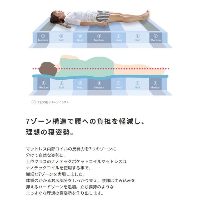 マットレス セミダブル 単品 腰痛 ポケットコイル 白 ホワイト マットレス セミダブル 単品 腰痛 ポケットコイル 白 ホワイト