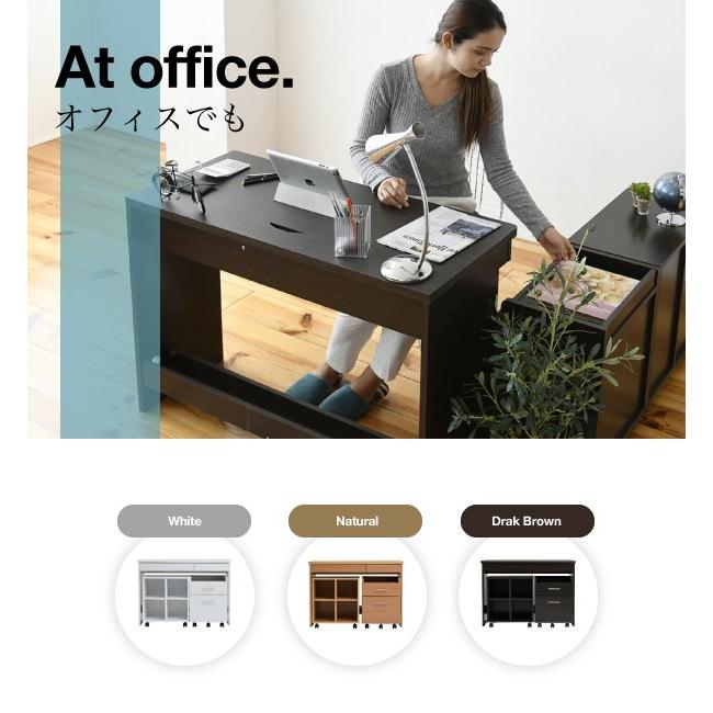 デスク おしゃれ 収納 3点セット チェスト ラック 幅100cm デスク おしゃれ 収納 3点セット チェスト ラック 幅100cm
