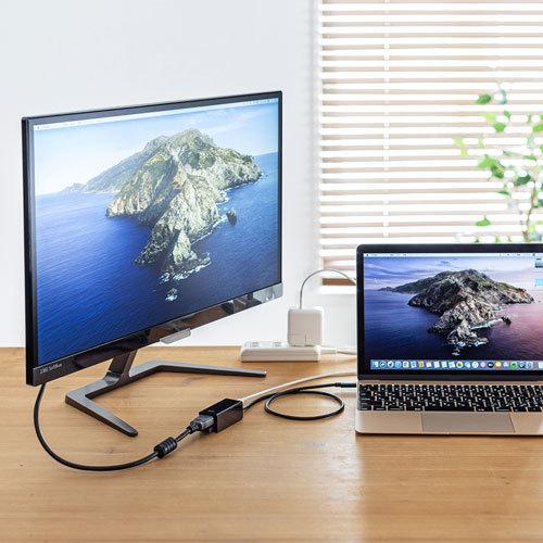USB Type-Cハブ付き HDMI変換アダプタ Type-CポートをHDMIに変換する機能を搭載 サンワサプライ USB-3TCH35BK 送料無料 メーカー保証 新品の画像