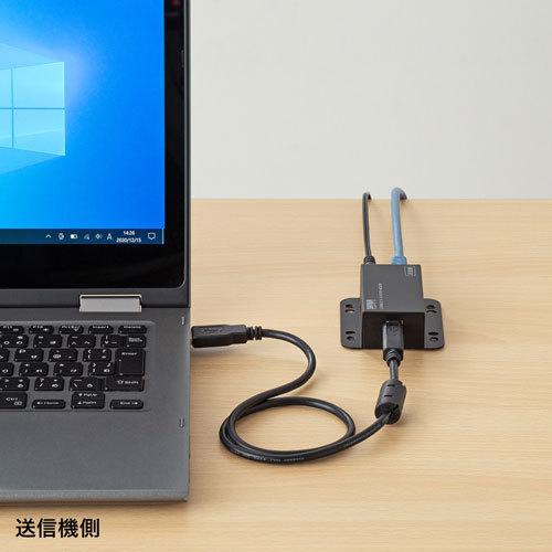 USB2.0エクステンダー（50m延長、2ポート） サンワサプライ 未開封