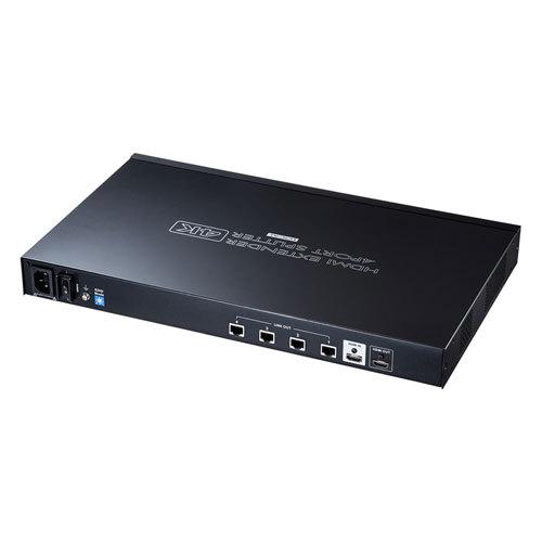 SANWA SUPPLY HDMIエクステンダー 送信機 4分配 LANケーブルで4K SANWA SUPPLY HDMIエクステンダー 送信機 4分配 LANケーブルで4K