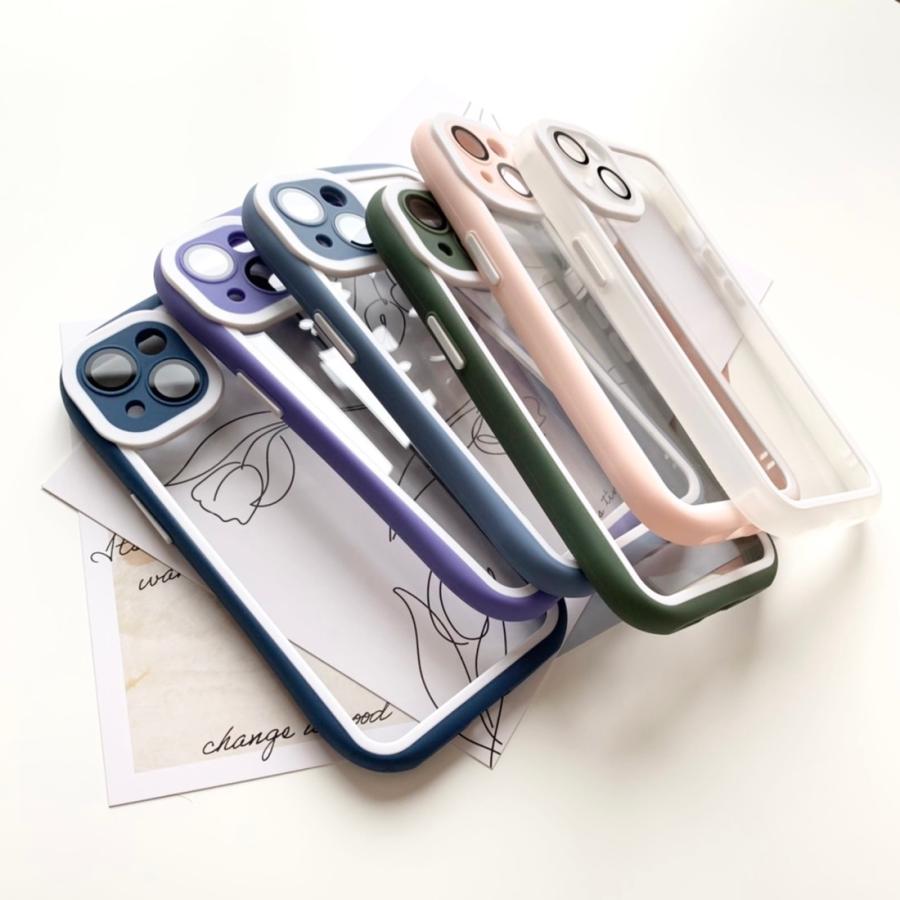 iPhone15 ケース カメラ保護 クリア 15Pro iPhone14 14Pro iPhone13