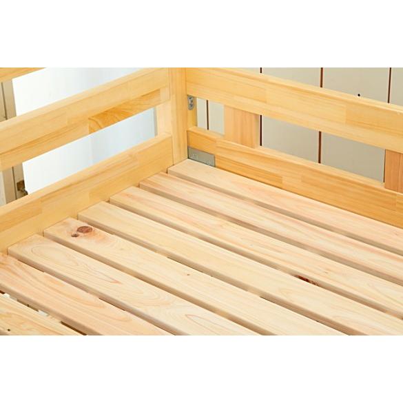 【訳あり・新品】 『日本製』ヤマサキ　3段ベッド（三段ベッド）　子供　頑丈　丈夫　国産　シングル　木製 【DGJ1451719195】(52950円)