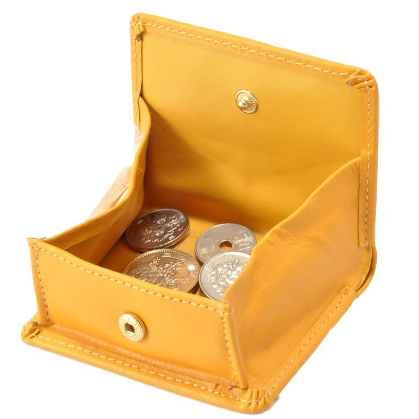 コインケース 小銭入れ 牛革 本革 ボックス型 メンズ