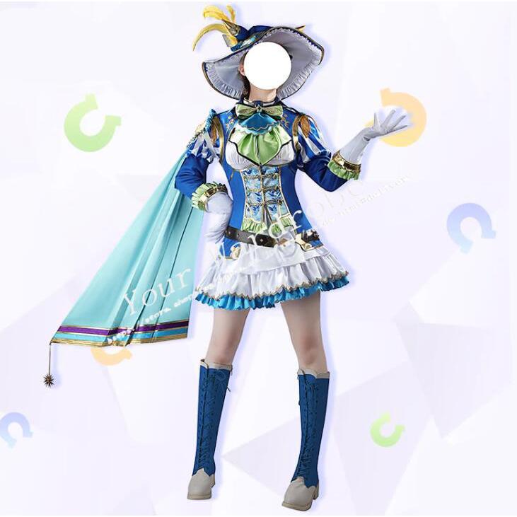 ウマ娘 プリティーダービー 風 サトノダイヤモンド コスプレ衣装 ウィッグ 靴 コスチューム 演出服 アニメ ゲーム ハロウィン cosplay 変装 靴