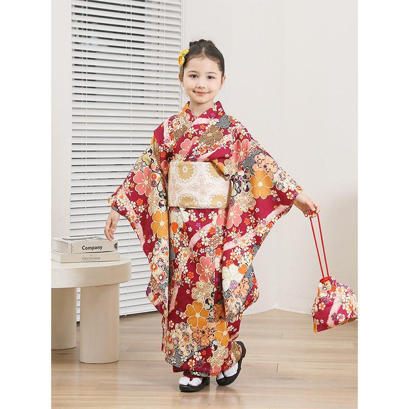 七五三 着物 753 女の子 着物セット 子ども用着物 着物ドレス 写真撮影