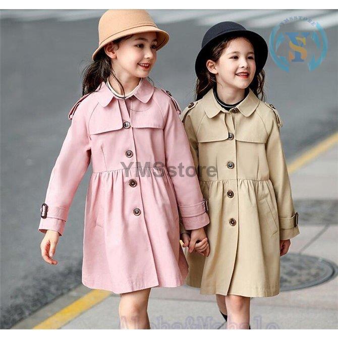 トップ ロングジャケット 無地 スプリングコート アウター ジャケット 子供 女の子 キッズコート トレンチコート トレンチコートコート アウター ジャケット 子供 女の子 キッズ ロングコート 子供服 秋冬 春 Www Ksu Sagittarius Com