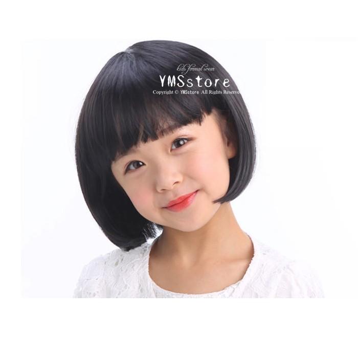 子供用 ウィッグ ショート 女の子 ぱっつ カチューシャ かつら クリスマス コスプレ キッズ フルウィッグ ショートボブ 仮装 Kid Wig Bobネット付き Kidwig01 Ymsstore 通販 Yahoo ショッピング