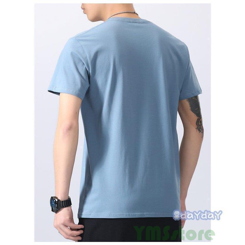 綿tシャツ Tシャツ カットソー 黒tシャツ カラー Tシャツ 白tシャツ 半袖tシャツ 夏 インナー 無地tシャツ 5色入れ メンズ Yms 723 Ddfs23 Ymsstore 通販 Yahoo ショッピング