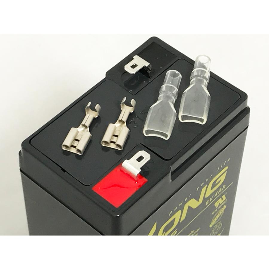 6V 4Ah シールドバッテリー WP4-6 完全密封型鉛蓄電池 DC 電源機器