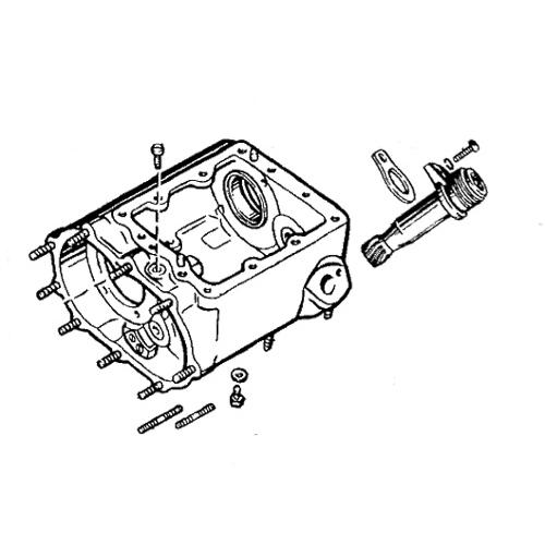 スピードメーター トランスミッションドライブ K XL 1954-1972 スピードメーター トランスミッション ドライブ ユニット 11T 2:1