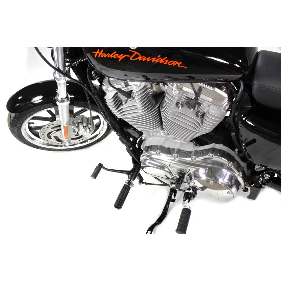 フォワード コントロール キット 黒 パーツ スポーツ スター モデル ミッド コントロール 変換 Black Forward Control