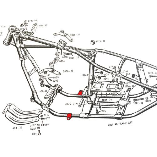 鍛造 スチール フットボード タブ 1インチ フレーム パイプ 用 溶接