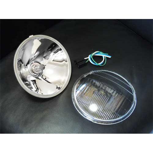 スプリング フォーク ヘッドライト ヘッドランプ ユニット 12ボルト H4