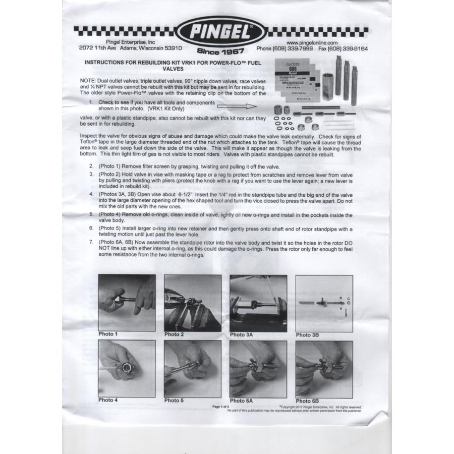 PINGEL ピンゲル フューエルコック フューエルバルブ 燃料コック