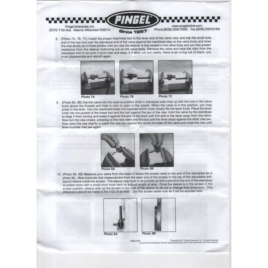 PINGEL ピンゲル フューエルコック フューエルバルブ 燃料コック