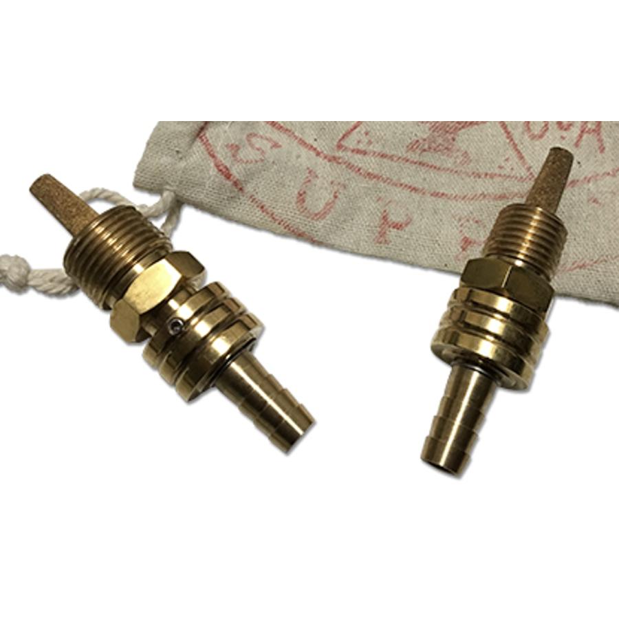 PRISM 1/4 NPT 真鍮 ブラス フューエルバルブ ペットコック ガソリン