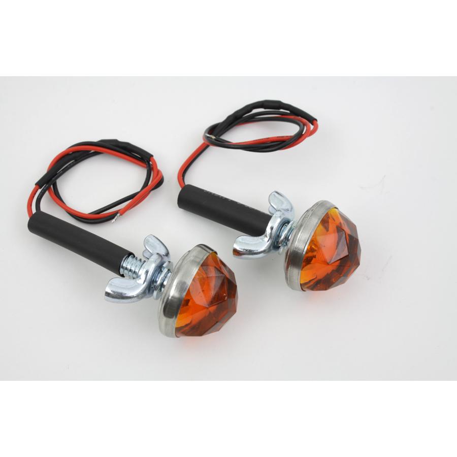 アンバー オレンジ 橙色 反射 Amber LED Reflector Set 2個セット